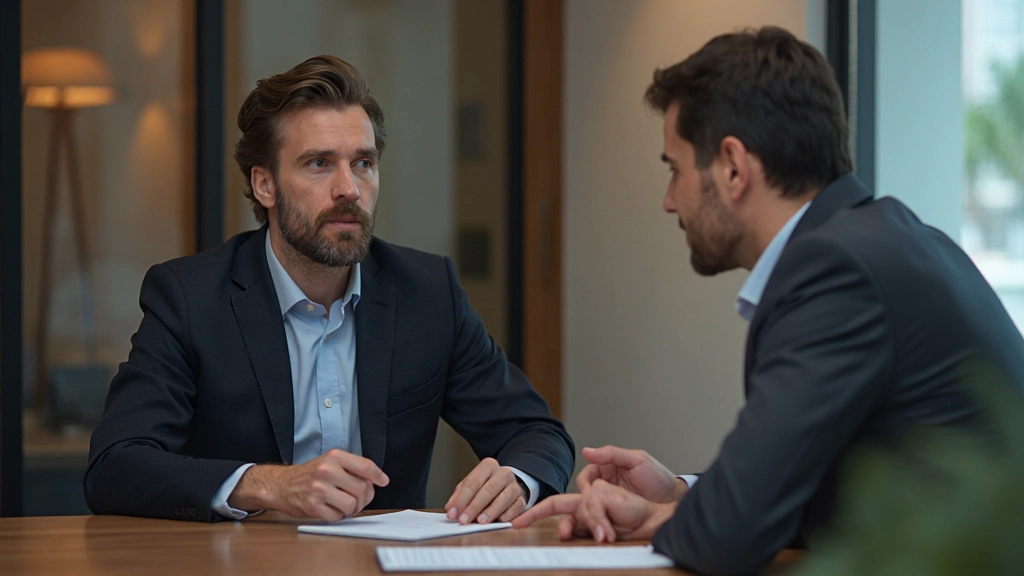 Профессиональное фото консультанта, объясняющего психологические принципы клиентке в офисе